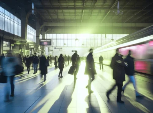 Warten am Bahnhof | Verband Deutsches Reisemanagement e.V. (VDR) Warten am Bahnhof | Verband Deutsches Reisemanagement e.V. (VDR)