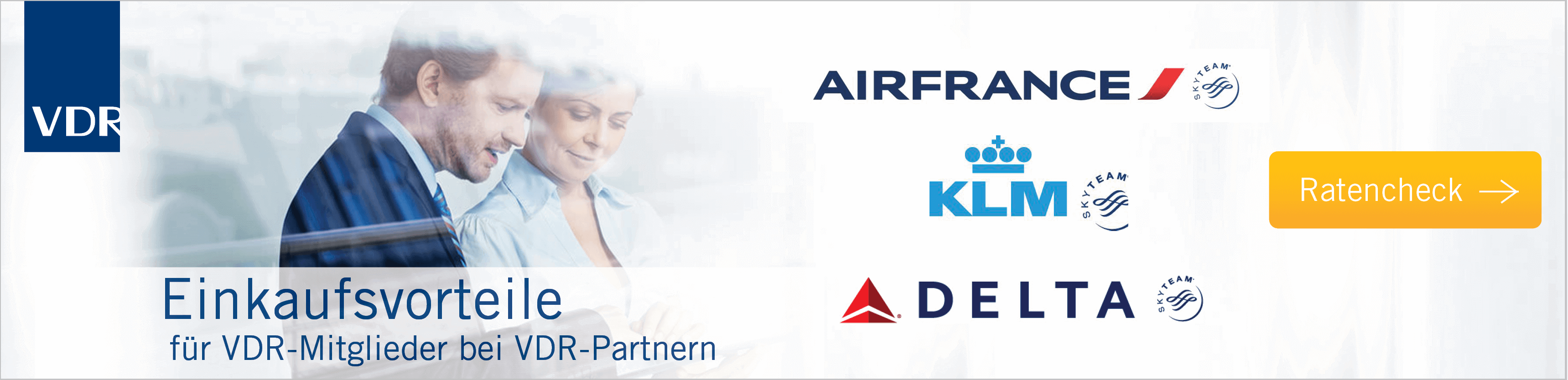 AirFrance KLM Delta | VDR-Einkaufsvorteile V-KON